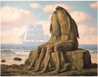 René Magritte (The wonders of nature) Canvas Prints, René Magritte Canvas Posters, René Magritte Gift Canvas Paintings, Home Decor ,Wall Art