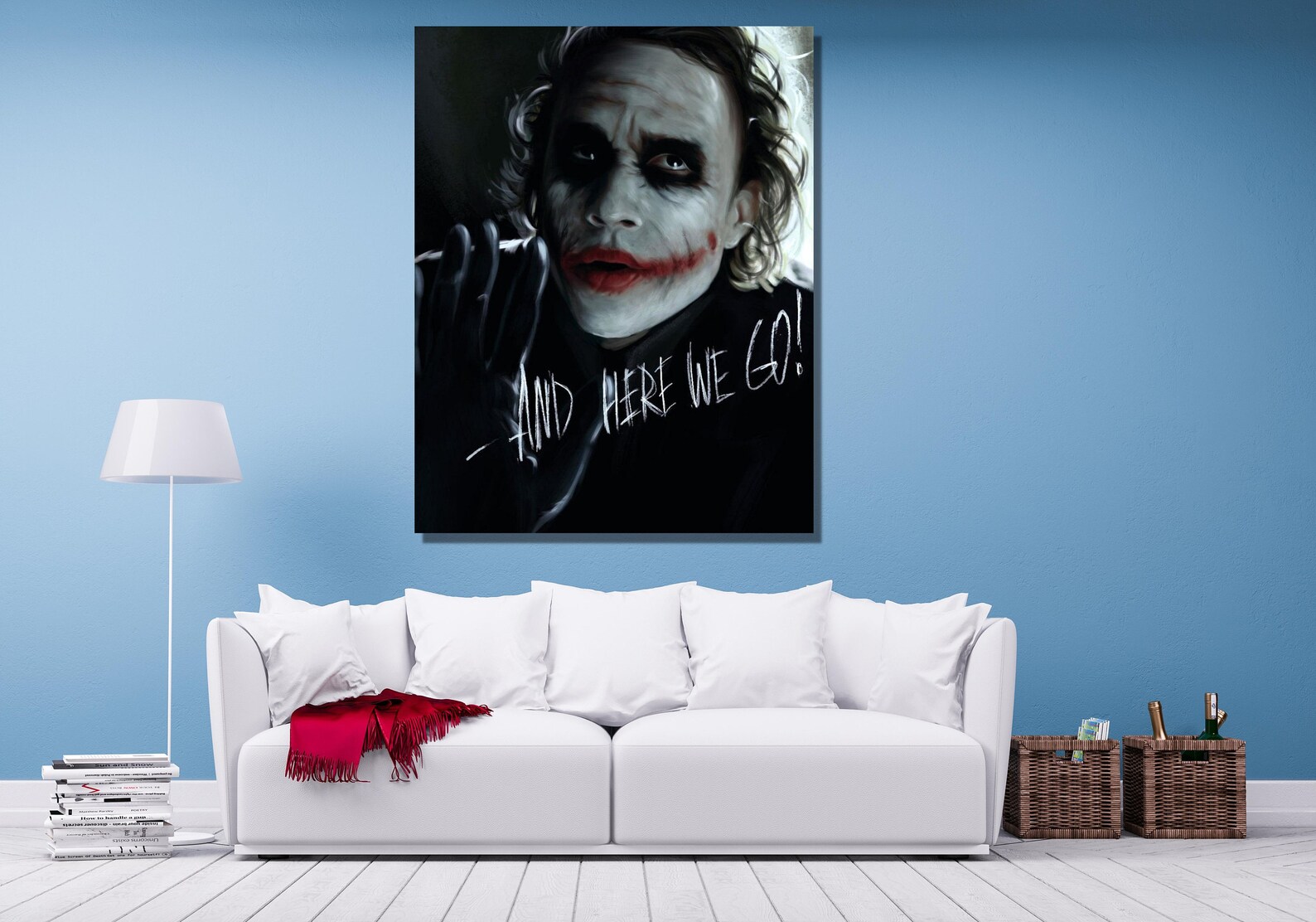 Joker Canvas Home Decor Joker Perfect Canvas Paintings Joker Gift Canvas Poster Joker Canvas