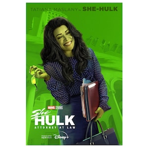She-Hulk Canvas Painting, Ready to Hang, She-Hulk Gift Canvas Poster, She-Hulk Canvas Prints, She-Hulk Home Decor, Home Gifts, Perfect Print