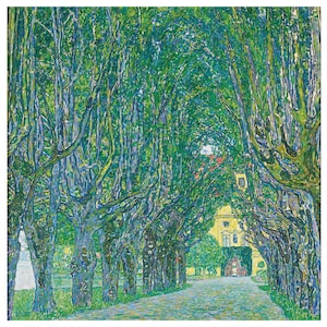 Gustav Klimt (Kammer Castle Road) Paintings, Gustav Klimt Gift Canvas Prints, Gustav Klimt Canvas Poster, Klimt Modern Wall Art, Home Decor,