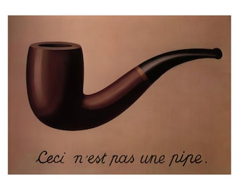 René Magritte (Ceci N’est Pas Une Pipe) Canvas Prints, René Magritte Canvas Posters, René Magritte Gift Canvas Paintings, Surrealism Artwork