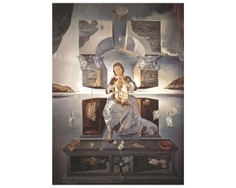 サルバドール・ダリ、グアダルーペの聖母マリア、キャンバスプリント