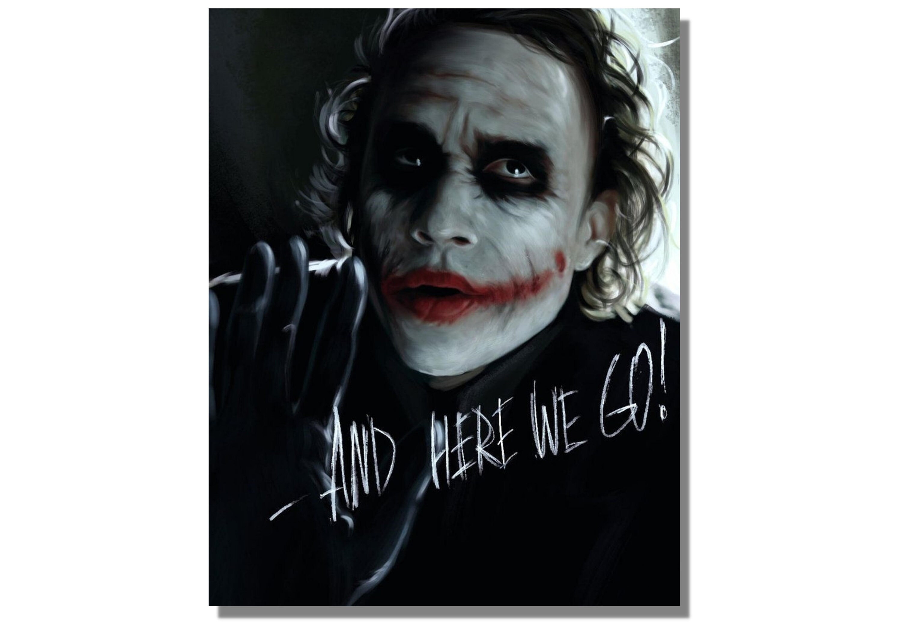 Joker Canvas Home Decor Joker Perfect Canvas Paintings Joker Gift Canvas Poster Joker Canvas