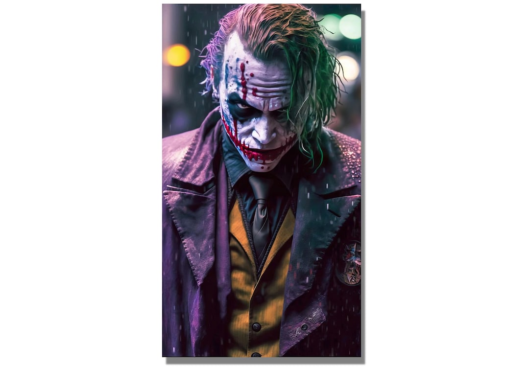 Joker Gift Canvas Poster Joker Perfect Canvas Paintings Joker Canvas Home Decor Joker Canvas