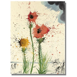 Salvador Dali &quot;Spring Blast 1965&quot; Leinwand Druck, Salvador Dali &quot;Spring Blast 1965&quot; Poster, Salvador Dali &quot;Spring Blast 1965&quot; Leinwand Gemälde