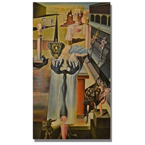 Salvador Dali &quot;Invisible Man&quot; Canvas Poster, Salvador Dali &quot;Invisible Man&quot; Canvas Print, Salvador Dali &quot;Invisible Man&quot; Gift Canvas Paintings