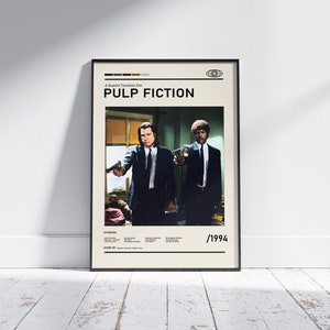 Pulp Fiction / Quentin Tarantino / Minimalist Movie Print
