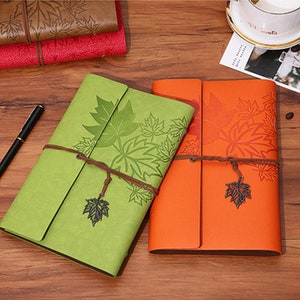 Leather Pocket Book , Mini Journal , Small Sketch Pad, Little Note