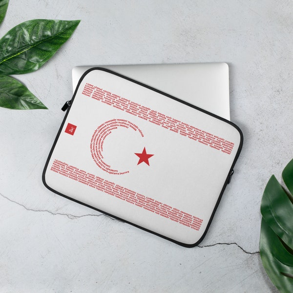 TRNC/KKTC FLAG - Laptop Sleeve