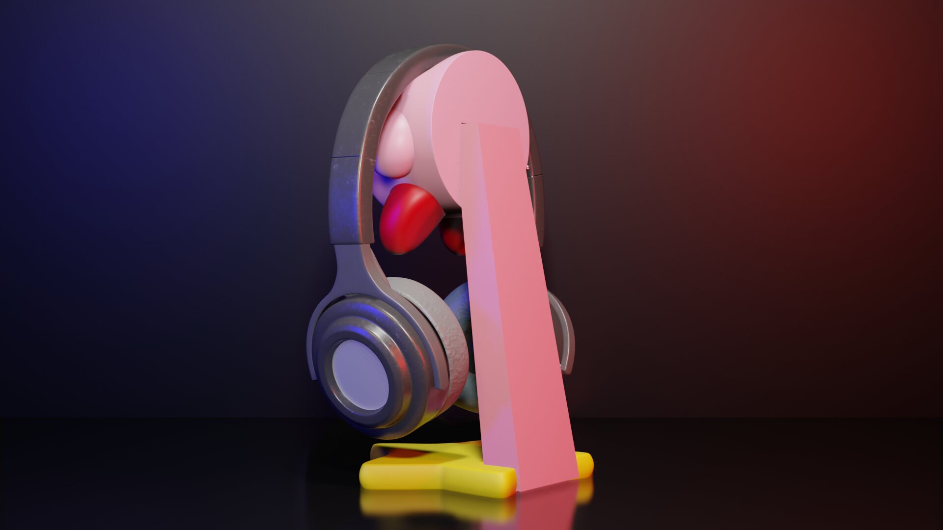 Kirby Headphone Stand Classic Character Headset Stand Kirby Headphone