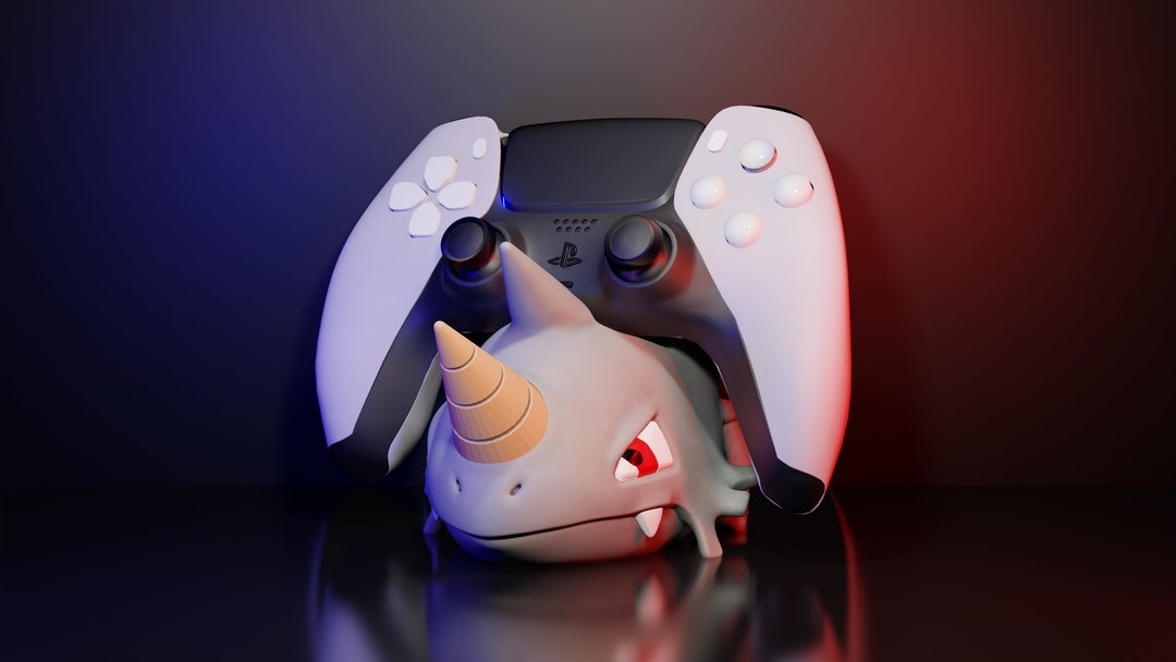 Birthday Rhydon Pokemon Rhydon Video Game Controller Holder, Universal Joystick Stand ...