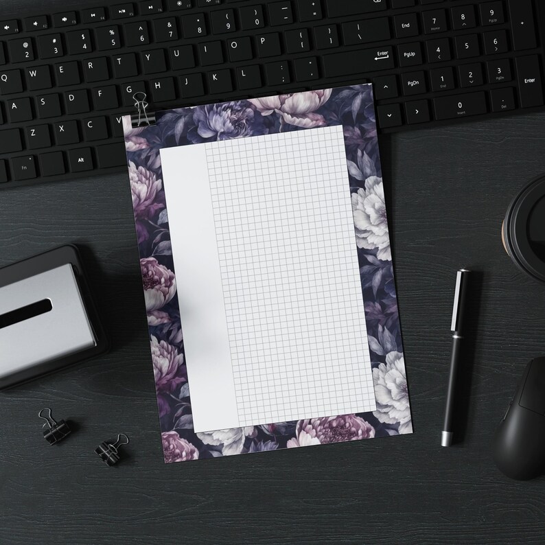 Graph Notes Lists: Take Your Note-taking Printable Graph Paper Design ...