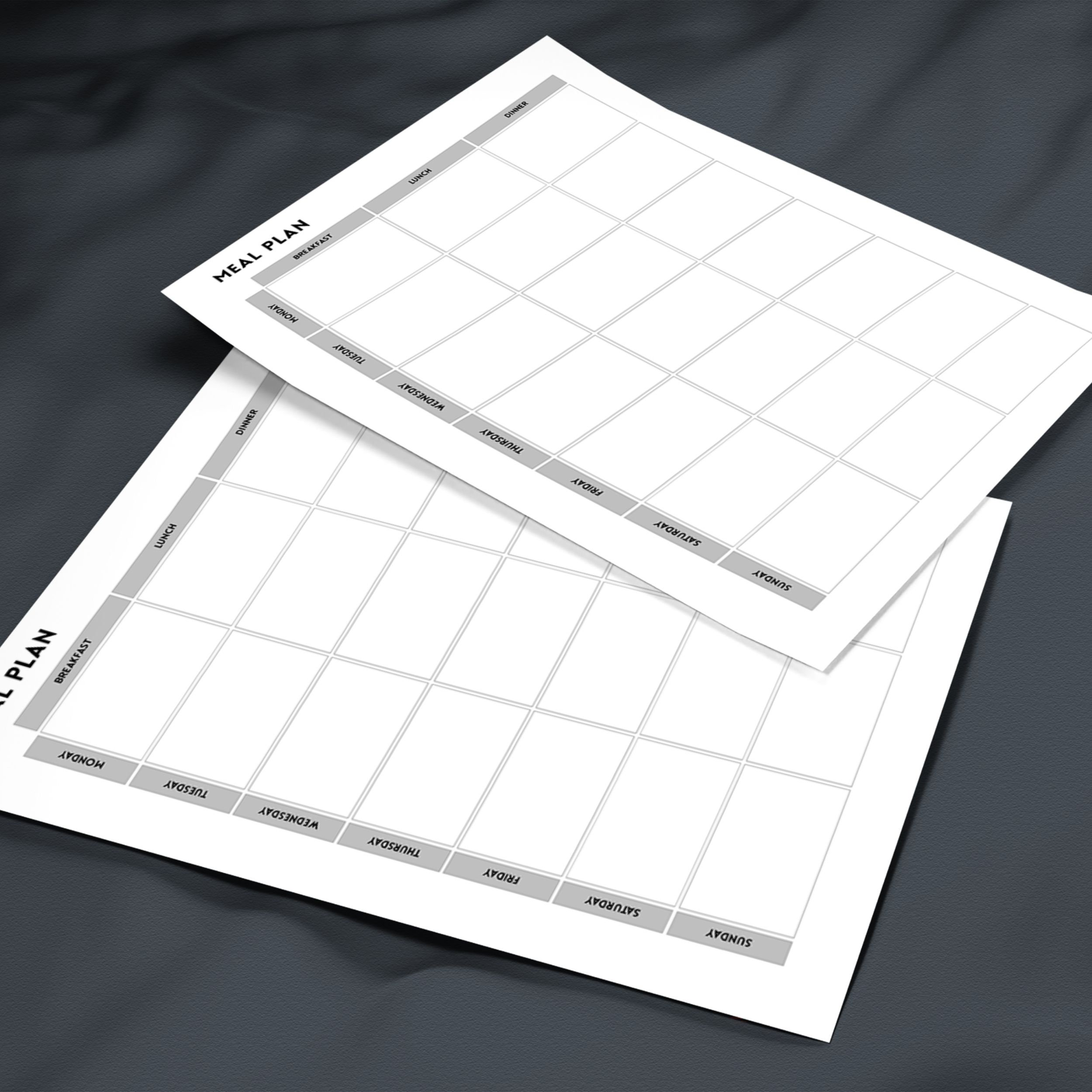 Printable Weekly Meal Planner: Healthy Habits Start Here Weekly Food ...