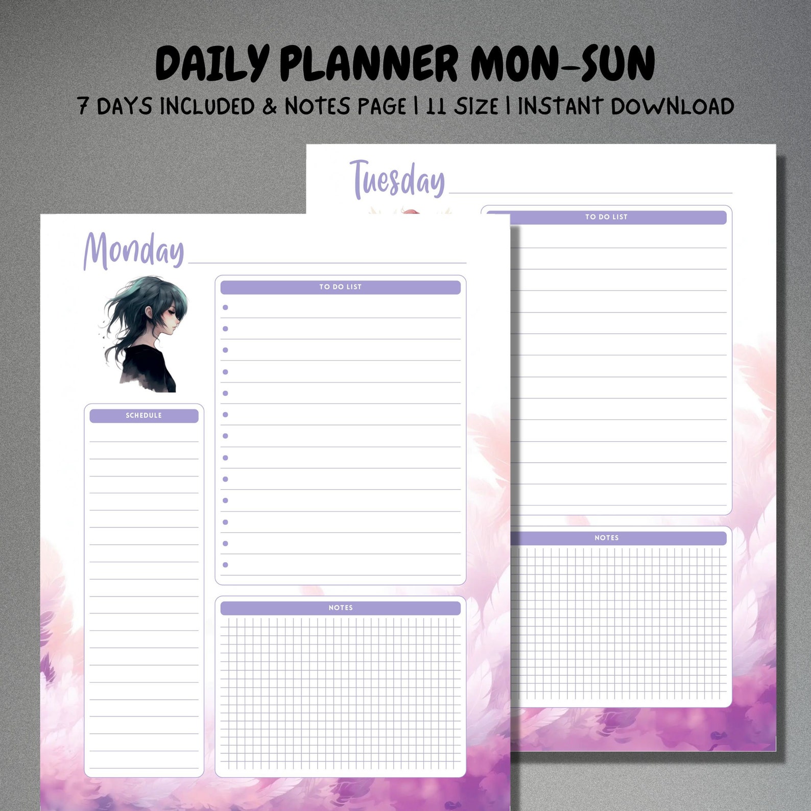 Printable Anime Planner Bundle: Everything You Need All in One Planner ...