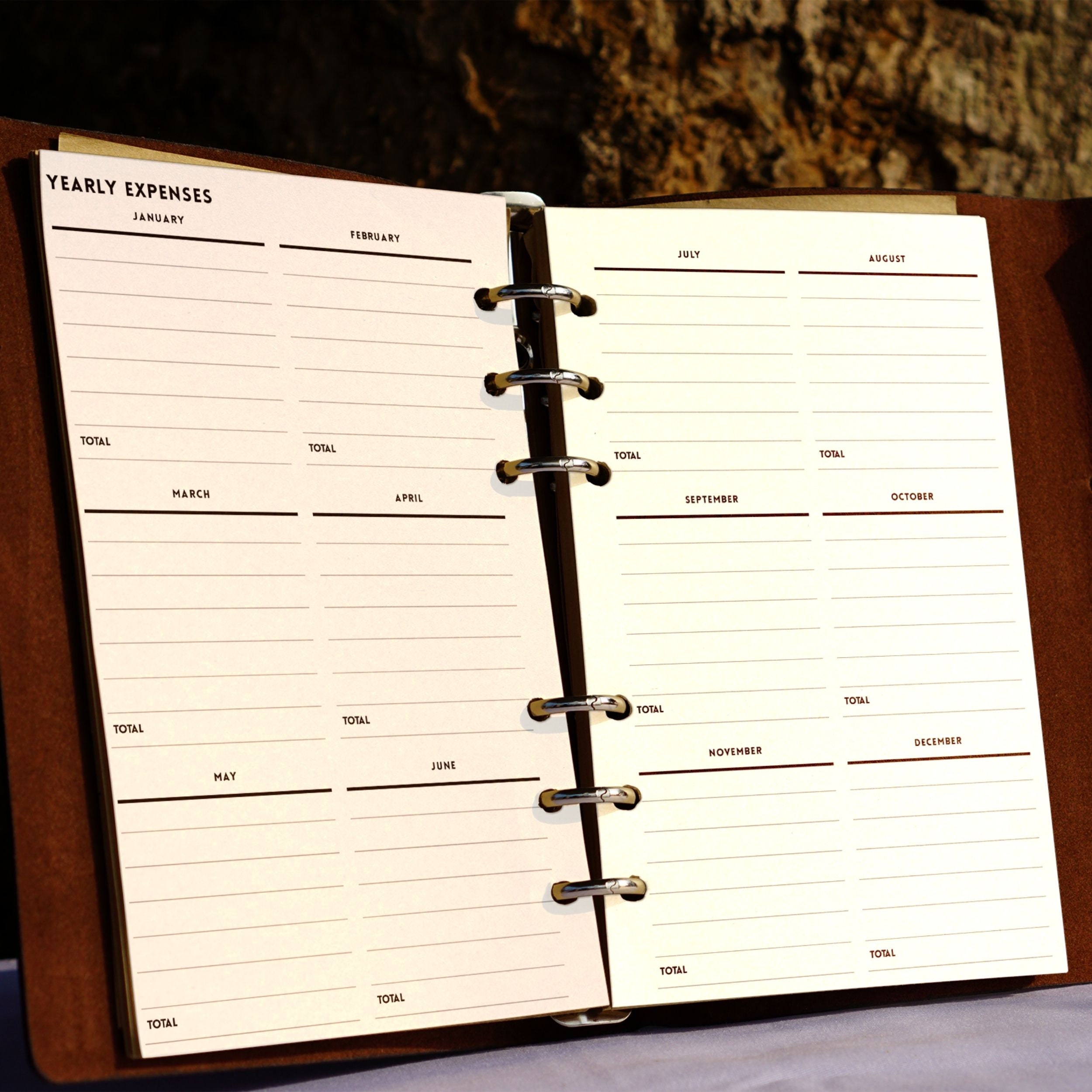 Printable Yearly Expense Tracker for Smart Money Management: Track ...