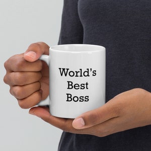 World&#39;s Best Boss mug