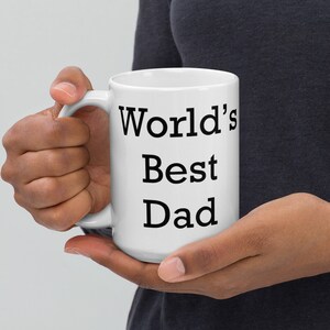 World&#39;s Best Dad mug