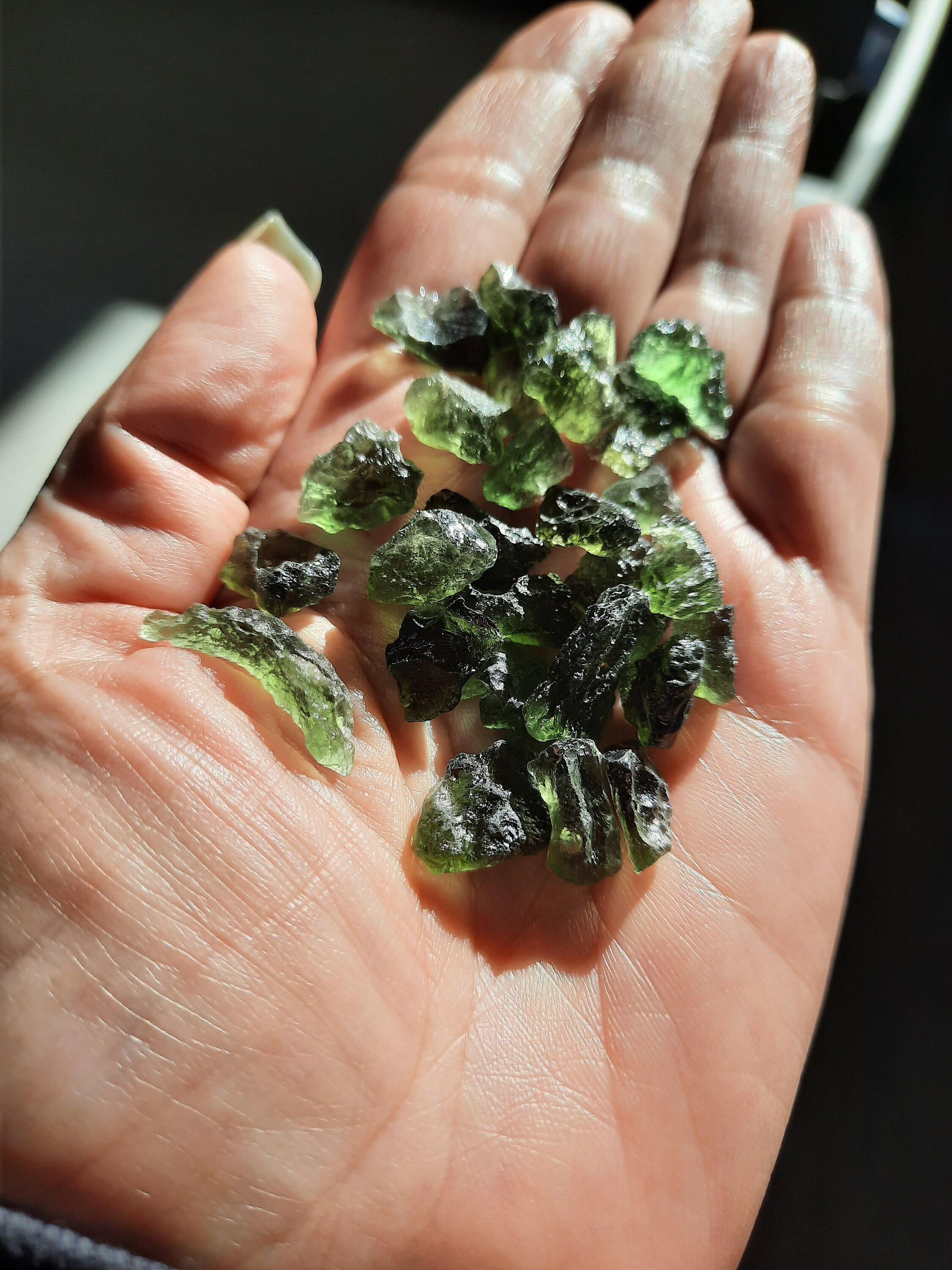 ONE piece, Mini Tiny Moldavite, you choose! Czech Republic! REAL! AUTHENTIC! Great Gift for mother, friend, self, Valentine's Day
