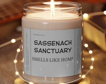 Sassenach Soy Candle | Bookish Candle | Book Lovers Candle | Outlander Inspired | Book Scented Candle | Outlander Candle | Jamie Fraser