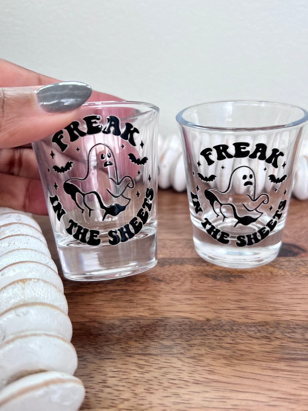 Freak in the Sheets Party Favors Funny Shot Glasses Shot Glasses Funny