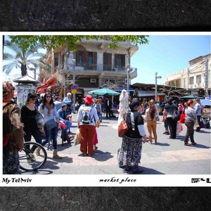 Photographie, Tel Aviv, Carte postale, Marché du Carmel, Cartes postales, Artistique, couleurs, photo couleur, Art mural, Photographie de rue