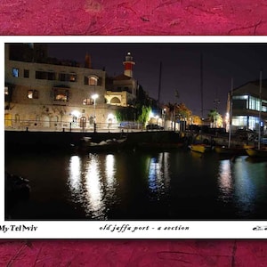 Photographie, Tel Aviv, Carte postale, Jaffa, Vieux Jaffa, Port de Jaffa, Photographie de nuit, Cartes postales, Image comme, Artistique, couleurs, photo couleur