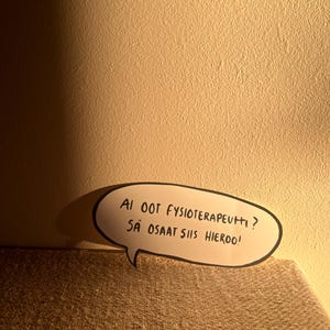 ISO TARRA / Ai oot fysioterapeutti? Sä osaat siis hieroo! / Opiskelija / Työ / Työpaikka /