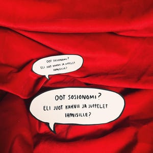ISO TARRA / Ai oot sosionomi? Eli juot kahvii ja juttelet ihmisille? / Opiskelija / Työ / Lahjaidea työkaverille /