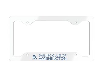 SCOW Metal License Plate Frame