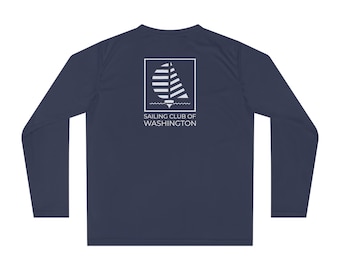 SCOW PERFORMANCE SHIRT (Square Logo): Long Sleeve Tech Shirt