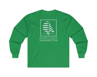 SCOW LONG SLEEVE (Square Logo): Ultra Cotton Long Sleeve Tee