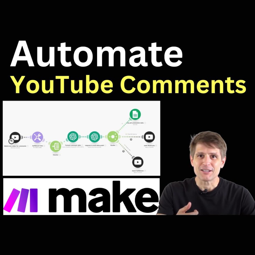 Automate Youtube Comments With AI & Make.com Blueprint | Boost ...