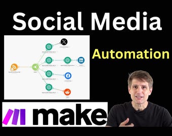 RSS to Socials Automation Blueprint | Automate Content Sharing SEO Backlinks for Time & Cost Savings