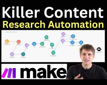Killer Content Research Automation Blueprint: AI Crafted Problem-Solving Content for Your Audience.