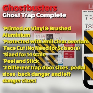 Ghostbusters Ghost Trap Decal Stickers