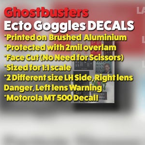 Ghostbusters Ecto Goggles Aufkleber