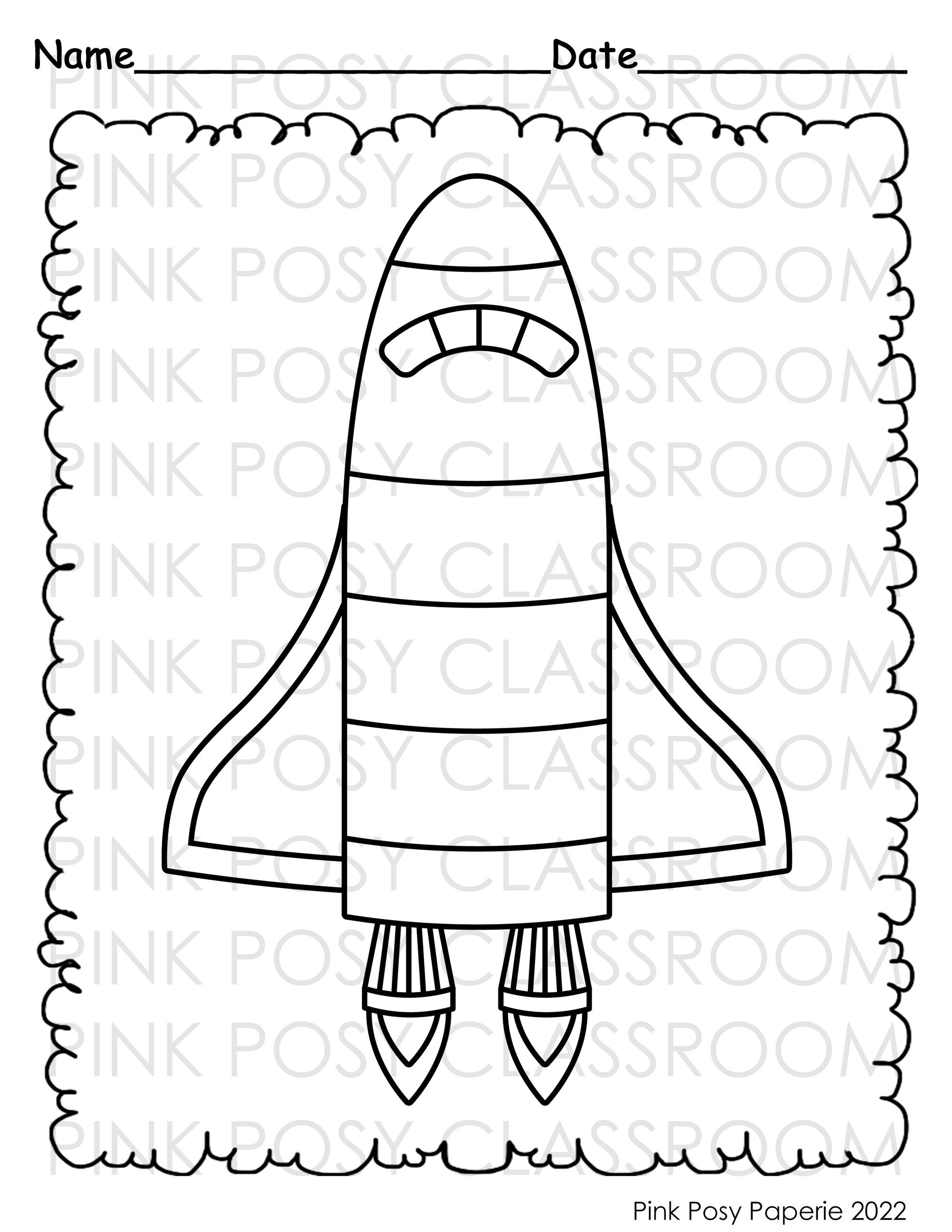 Outerspace Coloring Pages Printable