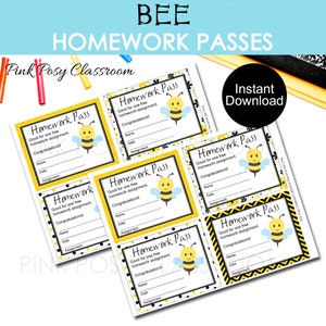 Bienen Hausaufgaben Pässe, Klassenzimmer Management, Sofort Download, Lehrer Ressourcen, Klassenzimmer Material, Hausaufgaben Vorlage, Klassenzimmer Spiel