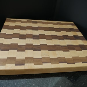 Chopping board edge grain