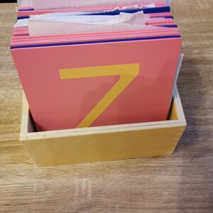 Letras ásperas mayúsculas Mimi Montessori