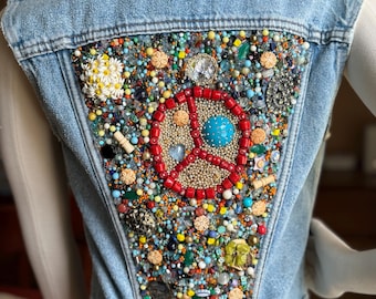 Vintage/Embellished Katherine Hamnett Jeans/Denim vest