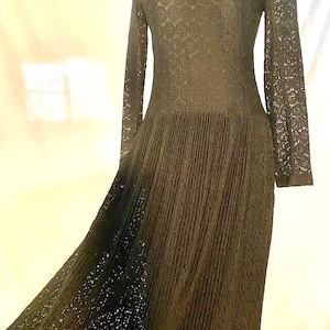 GIVENCHYVestido de noche de tejido de ganchillo