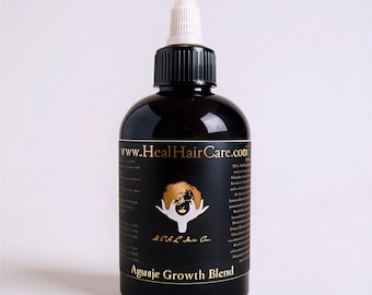 Sérum natural para el crecimiento del cabello, mezcla ayurvédica espesante sin químicos, color verde