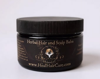 Bálsamo capilar a base de hierbas – Verde claro / 113 g Hidratante con árbol de té, manteca de mango y aceite de romero