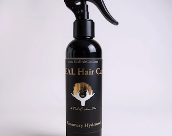 Hidrosol artesanal de romero y rosa: Bruma botánica para cabello, barba y cuerpo (237 ml)