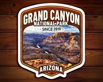Grand Canyon National Park Laptop-Aufkleber, US-Serie, Vinyl-Aufkleber, Nationalpark der Vereinigten Staaten