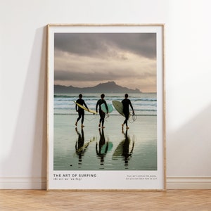 Surf Wall Art Surfer Photography Print Definition Wall Art Beachy Coastal Decor Surfer Gift Summer Ocean Wall Art Instant Digital Download
