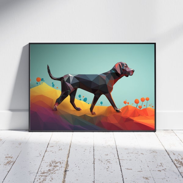 GSP's Low-Poly Wonderland | German Shorthair Pointer