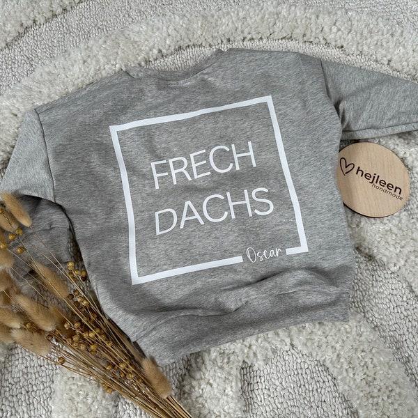 Personalisierter Sweater | versch. Farben | frechdachs | Unisex | Babys Kleinkinder