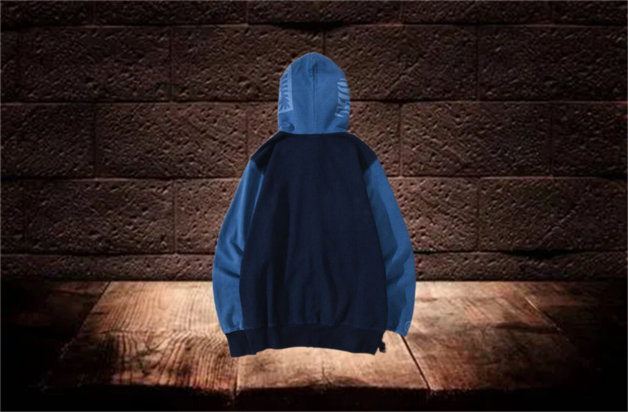 Black blue hoodie - Etsy.de